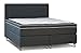 Produktbild Boxspringbett SERAM, Box: Bonellfederkern, Matratze: 7 Zonen - Taschenfederkern, Topper: Schaumstoff - Abmessung: 140 x 200 cm
