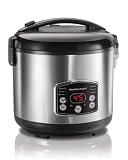 Hamilton Beach Digital Rice Cooker and Food Steamer, 4.75 Litre (Kitchen & Home)