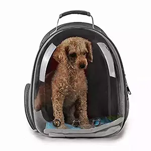 RvPaws Breathable Pet Cat Dog Puppy Carrier Travel Bag Space Astronaut Capsule Backpack ( Color May Vary)