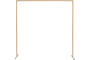 ARBGO Hochzeitsbogen Hochzeit Bogen Stand 200 x 200 cm rechteckiger Metall-Ballonbogenständer-Set für Garten, Blumenbogen, Spaliere, Hintergrund für Jahrestag, Geburtstag, Party, Dekoration