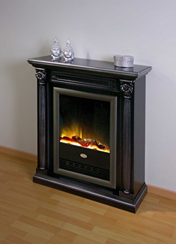 Elektrokamin Standkamin schwarz Kamin Wandkamin 2KWHeizleistung