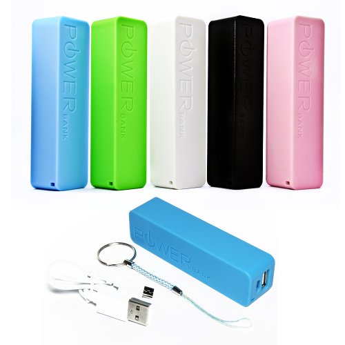 Easyplace Power Bank Batteria Portatile da 2600 mAh, Giallo