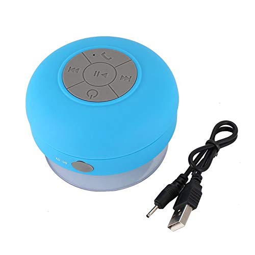Preisvergleich Produktbild Peepheaven Mini Wireless Bluetooth Speaker Tragbarer Wasserdichter Duschlautsprecher für Telefon - Blau