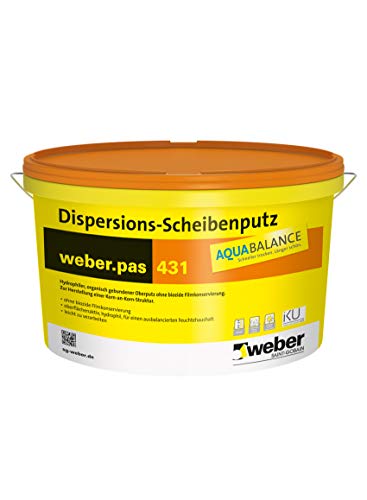Preisvergleich Produktbild Weber.pas 431 AquaBalance Dispersions-Scheibenputz 2 mm Dispersionsputz Silikonharzputz Oberputz Silikatputz