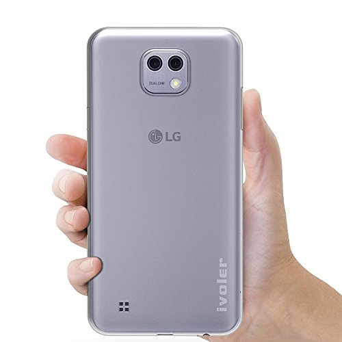LG X Cam Funda  iVoler TPU Silicona Case Cover Dura Parachoques Carcasa Funda Bumper para LG X Cam   Ultra-delgado   Shock-Absorci  n   Anti-Ara  azos   Transparente - Garant  a Incondicional de 18 Meses