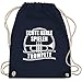 Produktbild Instrumente - Echte Kerle spielen Trompete - Unisize - Navy Blau - WM110 - Turnbeutel & Gym Bag