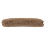 Professional Hair Bun Roll with Poppered Ends 18cm - BROWN