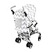 My Babiie Billie Faiers Signature Light weight Stroller (Grey Chevron)