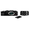 Panasonic LUMIX GH6 and LUMIX 12-35 mm F2.8 lens, 25.2 MP Mirrorless Camera with 5.7K 60 fps/4K 120 fps, Unlimited C4K/4K 4:2:2 10-Bit Video Recording, 7.5-Stop 5-Axis Dual Image Stabilization Black