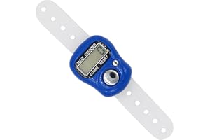 TOSSPER Mini Point marqueur et rangée Doigt Contre LCD électronique numérique Tally Compteur pour Tisser Couture Tricot Outil