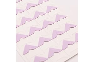 HELLOHELIO Self-Adhesive Photo Corners (Pack Of 240) Lavender