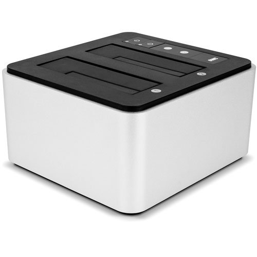 OWC Drive Dock Negro, Blanco - Bases de conexión para Discos Duros (Unidad de Disco Duro, Híbrido, SSD, Serial ATA III, 2.5,3.5