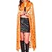 Produktbild Halloween Cloak Mantel , Frau Mädchen Cos Cloak Mantel Wicca Robe Mittelalterliche Kap Schal Halloween Elven Hexe Partei (Orange)