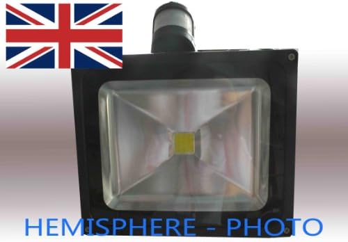 HeMi 30w PIR Sensor LED SMD Flood Light FloodLight Waterproof IP65 Cool White Black Shell