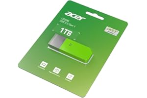 Acer UP300 Clé USB 3.2 Gen 1 - Vitesse de Lecture jusqu'à 120 Mo/s - 1T Vert