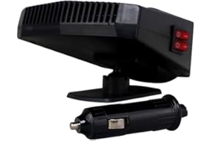‎RILOER Riloer Auto-Heizlüfter 12 V, 200 W, 3-in-1, automatisch, mit Luftreinigungsfunktion, Windschutzscheiben-Entfrostung, über Zigarettenanzünder anschließbar, staubdicht, schwarz