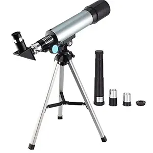 Karunanidhi Outdoor HD Monocular Space Telescope Astronomical 90X Refractive Telescope with Portable Travel Tripod Adjustable Level with Plastic case