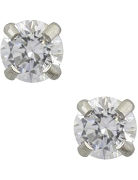 Studex Tiny Tipps CZ Cubic Zirkonia 4mm Krappenfassung Edelstahl Kinder Hypoallergen Ohrstecker