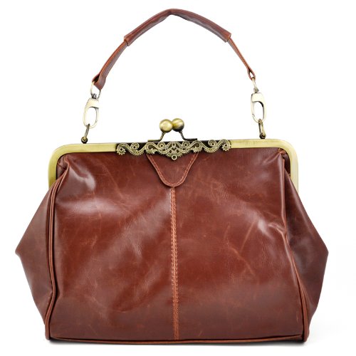 SODIAL(R) Bolso de Hombro Estilo de Vintage Antiguo para Senoras Chica