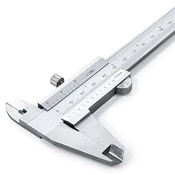 Analog Messschieber 150mm Von ALPHAROX - Edelstahl Mit Nonius Nach DIN862