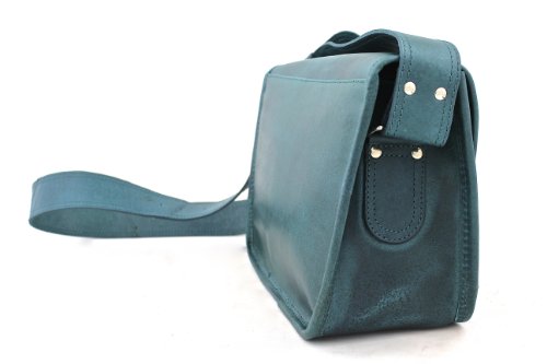Satchel (S) COBALT Vintage Leather Satchel Shoulder Bag cobalt blue PAUL MARIUS Vintage & retro