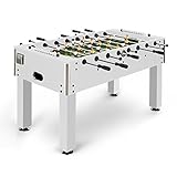 HOCHWERTIG: Das dynamische Design macht bereits beim Anschauen vom Klarfit Maracanã Tischkicker Lust auf eine lebhafte Partie. Wertige Materialien in solider Verarbeitung sorgen dabei über viele Stunden für gleichbleibende Spielqualität.