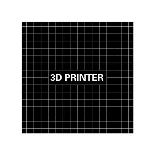 Preisvergleich Produktbild 3D Druckbett Folie Druckoberfläche Druckplattform für 3D Drucker Heizbett