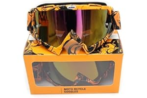 MOTOPARTS Lunettes de motocross Pitbike Ski Snowboard Enduro Trial