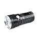 Produktbild DRESS_start 45000LM 18 x CREE XM-L T6 LED 4 Modi Taschenlampe 4 x 18650 Jagd Lampe Fokussierbare Hochleistungs LED Taschenlampe (Schwarz)