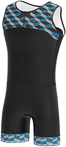 Deportes Hera Sports Hera Sleeveless Triathlon, Clothing Triathlon, tritraje, Mono, Clothing Cycling Triathlon, Men, blue, Small