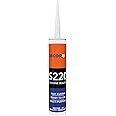 Decorum S220 Silicone Sealant - Universal, Multipurpose Silicone Sealant For Glazing And Weatherproofing Applications, Acetoxy Cure, Interior And Exterior. (White)