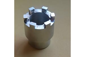 GB Motorcycle Products Triumph Steering Stem Nut Socket - Part No T3880023 - 1/2" Square Drive - Chrome Plated Alloy Steel Socket - 1 Piece - Motorcycle Tool