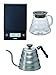 Produktbild Hario Kaffee-Set der V60-Serie, bestehend aus Waage, Kaffeekanne aus Glas und Kaffeebereiter aus Metall, alles zusammen zu einem Preis