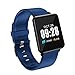 Produktbild Smart watch Damen Herren 1,44 Zoll Armbanduhr Wasserdicht Fitness Tracker Blutdruck Pulsmesser Aktivitäts Tracker Bluetooth Wireless Sport uhr Schrittzaehler Schlafmonitor für Android iOS (Blau)