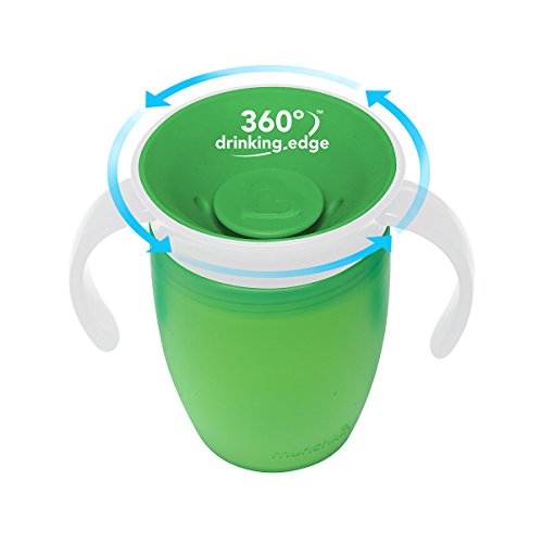 Munchkin Miracle 360° Tropfsicherer Übungsbecher, 207 ml, mehrfarbig - 3
