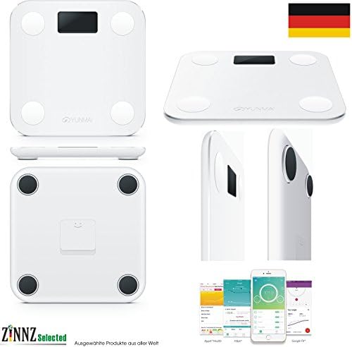 Yunmai Mini Smart Personal Bathroom Scales with Body Fat Analysis Scales Scale 3kg &amp; G # Zinnz Selected #