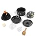 Produktbild Camping Topfset Picknick Kochgeschirr Camping Kochgeschirr Outdoor Kochen Set Camping Set Topfkocher mit Herd Teekanne für 2-3 Personen