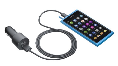 Nokia DC-20 Kfz-Ladestecker mit 2 USB-Buchsen und 2 USB Kabel für Lumia 800 - 9