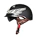 Produktbild TORC Motorrad Open Gesicht halb Helm Mit UV-Schutz Goggles DOT-zertifizierter Cruiser Chopper-Helm Dark Shura-Saison Unisex schwarz,L57~58