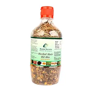 Beauty Secrets Make your own hair oil Dry Ayurvedic Herb Mix (12 Vital Herbs)_100gm-For complete Haircare for Men & Women-