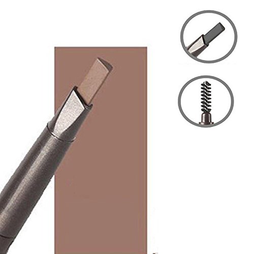 Brauenstifte Automatisch Wasserdicht Gedrehte Make Up Stift Eyeline Augenbrauenstift + Pinsel (Kaffee 2#) - 2