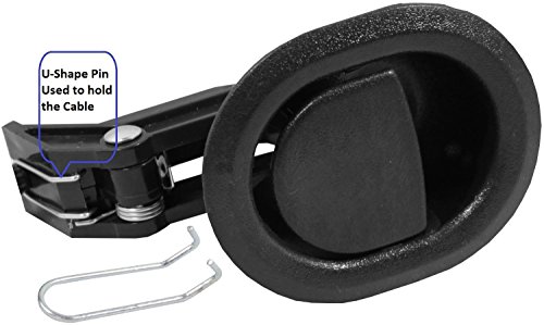 Desconocido Sillón reclinable de Repuesto Partes @ pequeño Ovalado Negro plástico Tirador de sillón reclinable, Flapper Estilo, se envía con Nuestra Propia diseñado Bolsa @ Eric & Leon Logo