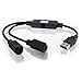 Produktbild 1FT USB TO PS/2 KEYBOARD/MOUSE ADAPTER CABLE - BLACK