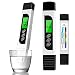 Produktbild Wasserqualitätstest Meter, genaues TDS Messgerät EC Messgerät und Temperaturteststift mit LCD für Trinkwasser, Hydrokultur, Schwimmbäder, Aquarien