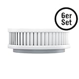 Set-Lieferumfang: 6 x Kleiner Brandmeister Rauchwarnmelder PX-1, 6 x inkl. Montagekit (Magnet-/Klebepad, Schraube, Dübel) und 6 x sehr verständliche Bedienungsanleitung