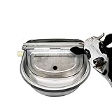 Es hat eine Länge von ca. 25 cm, eine Höhe von ca. 10,5 cm und eine Breite von ca. 25 cm. Edelstahl, langlebig, nicht leicht zu rosten, nicht verformt, sauber und hygienisch.