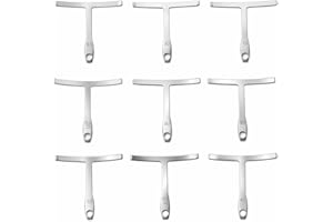 BNINETEENTEAM Uniwersalny miernik gitarowy, 9 szt. Miernik promienia do rysowania gitary do naprawy i konserwacji gitary Miernik promienia Akcesoria gitarowe do instrumentów muzycznych