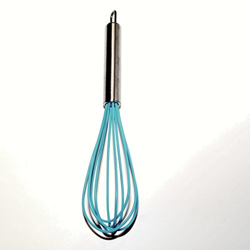 Silikon-Edelstahl-Schneebesen 25 cm, verschiedene Farben wählbar