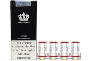 Uwell Crown 5 Meshed Coils - 0.2 ohm, 4 Pack