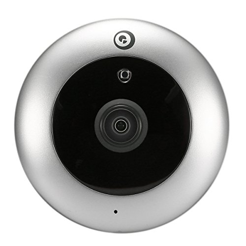 Cámara IP WIFI, DIGOO 1080P Cámara de Vigilancia de Seguridad Inalámbrica con Versión Nocturna por Infrarrojos, Versión de 180 Grados, Detección de Movimiento, Audio Bidireccional